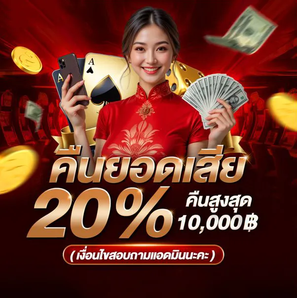คืนยอดเสีย 20 %